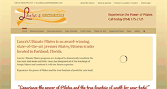 Desktop Screenshot of laurasultimatepilates.com